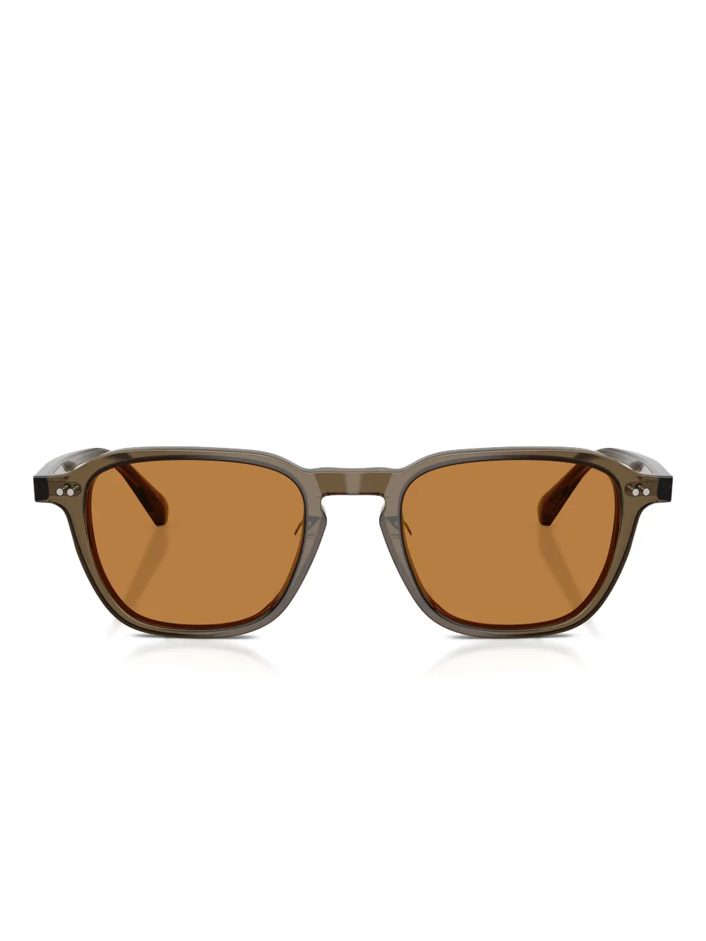 Oliver Peoples square-frame sunglasses - Marrone