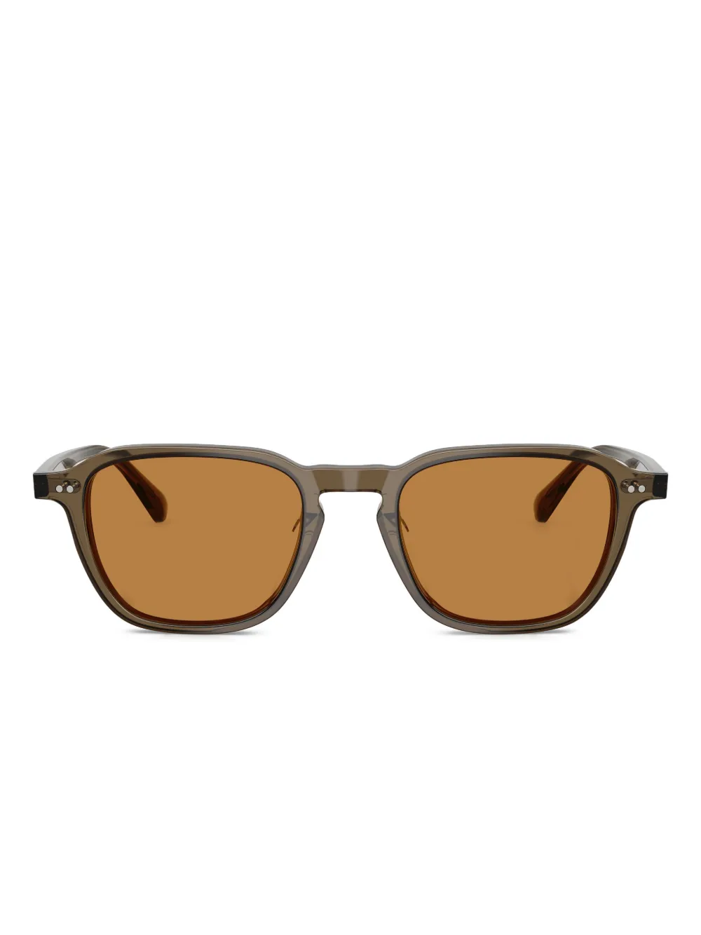 Oliver Peoples square-frame sunglasses - Marrone