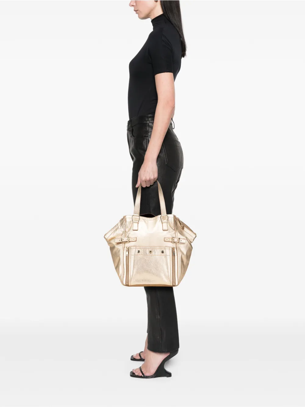 Saint Laurent Pre-Owned 2000-2012 Medium Leather Downtown Tote satchel | Pre-Owned | Image 2