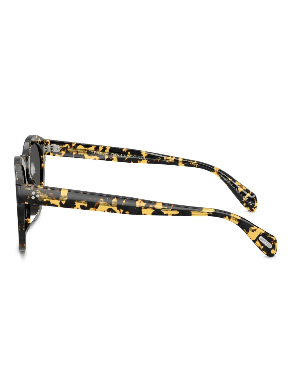 Oliver Peoples Round-frame Sunglasses In Black