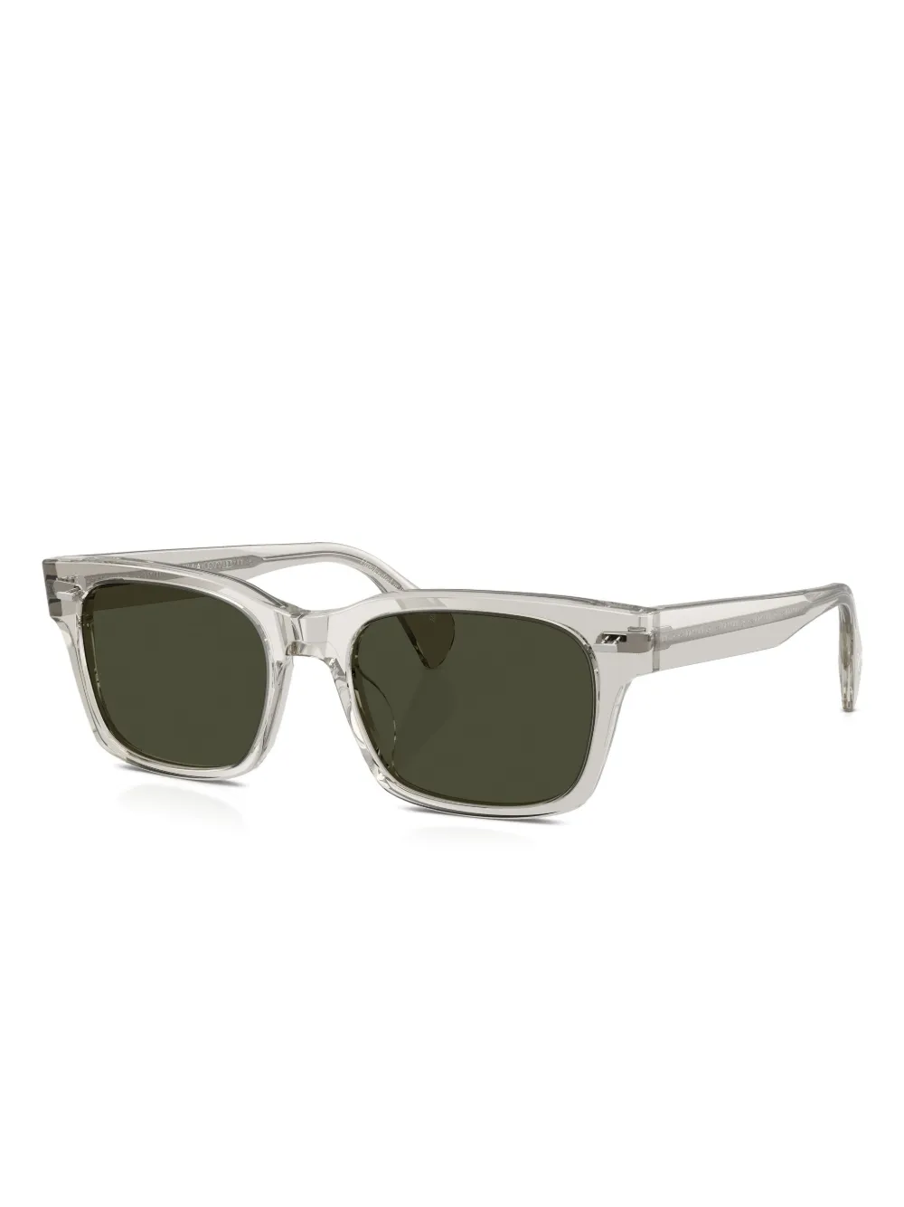 Oliver Peoples rectangle-frame sunglasses - Beige