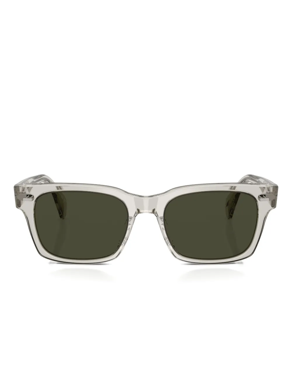 Oliver Peoples rectangle-frame sunglasses - Toni neutri