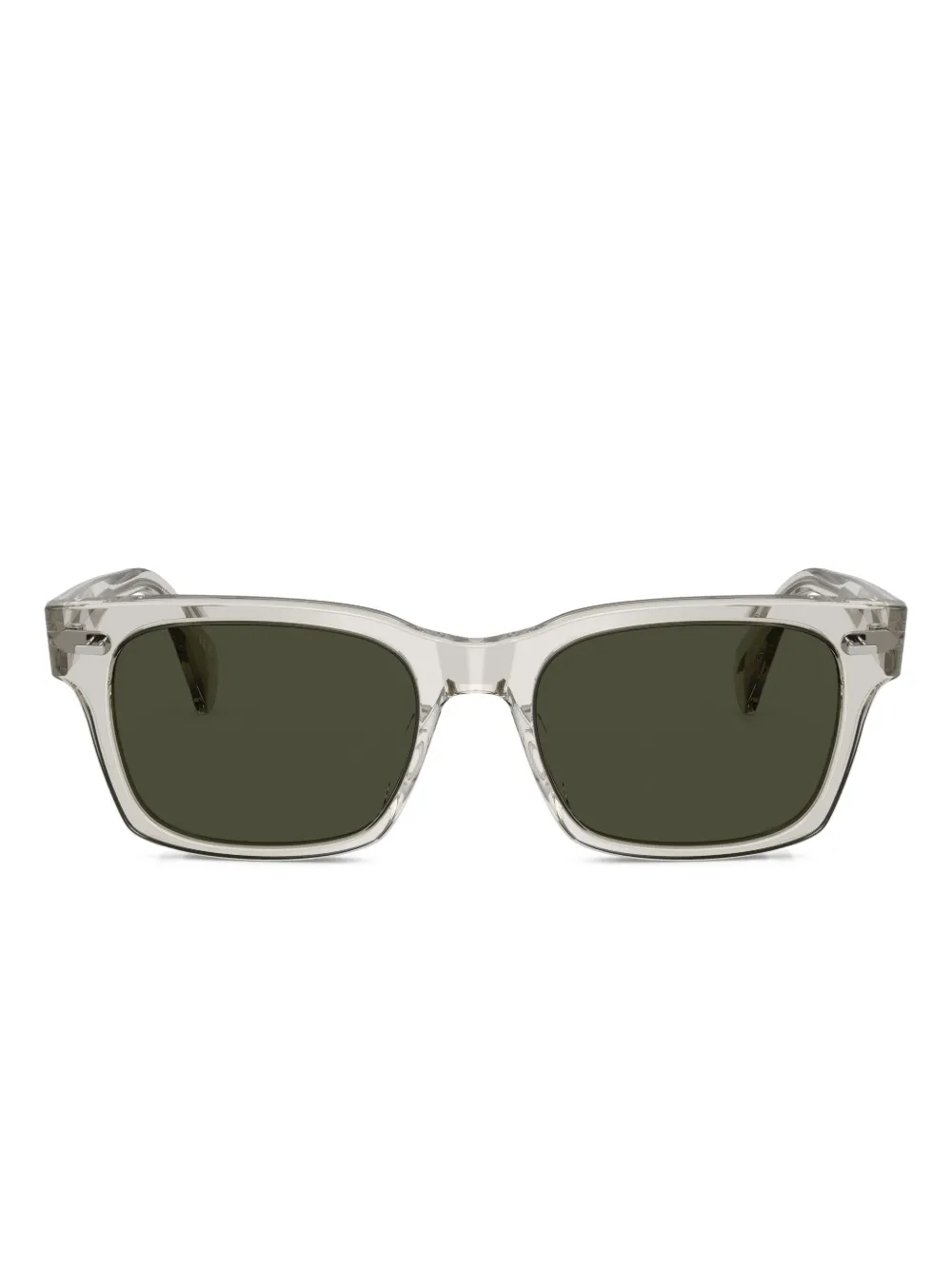 Oliver Peoples rectangle-frame sunglasses - Toni neutri