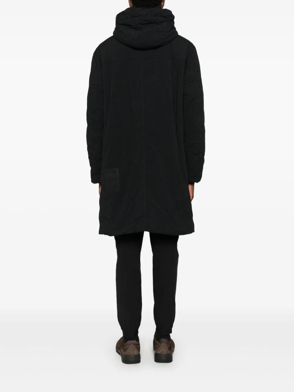 Ten C Parka met capuchon Zwart