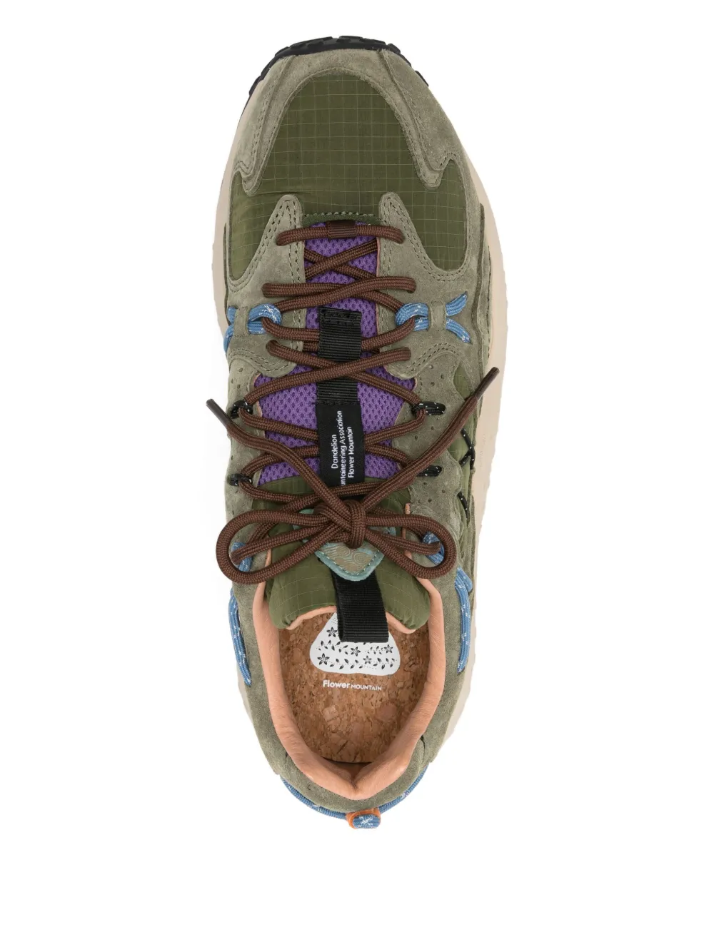 FLOWER MOUNTAIN Yamabushi sneakers Grijs