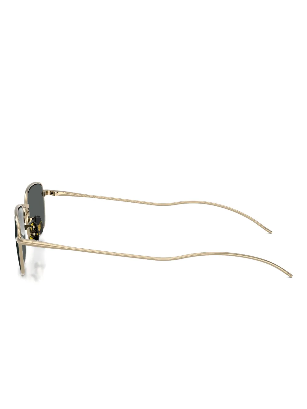 Oliver Peoples Rectangle-frame Sunglasses In Brown
