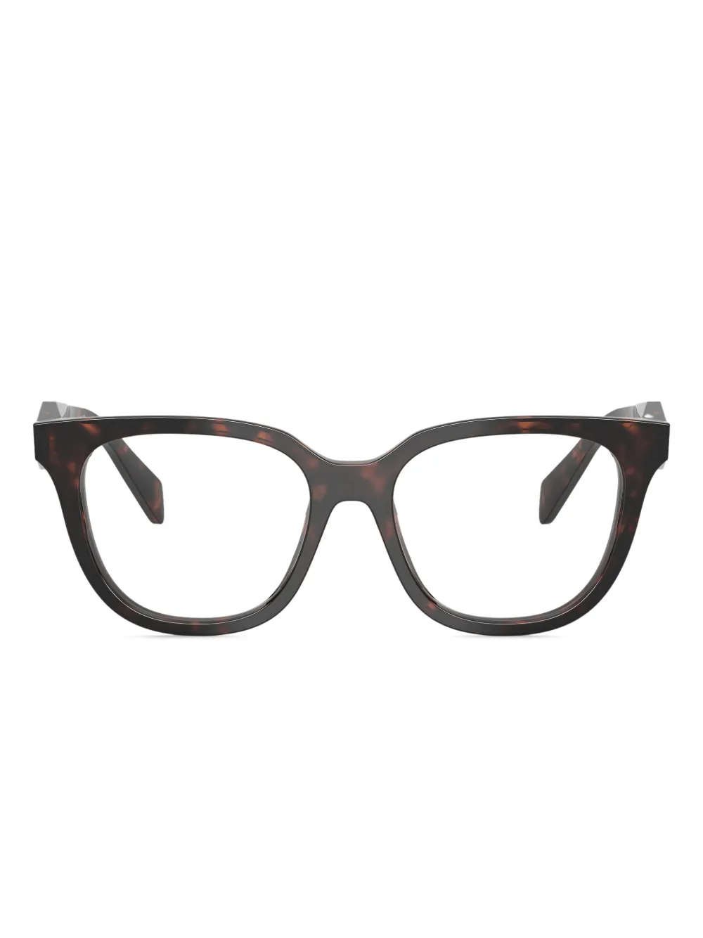 Prada Round-frame Glasses In Brown