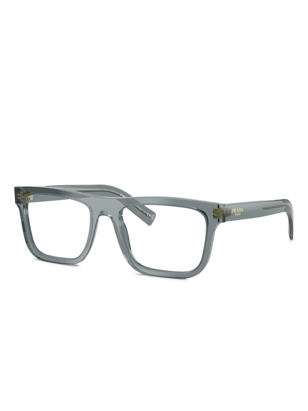 Prada Square-frame Glasses In Gray
