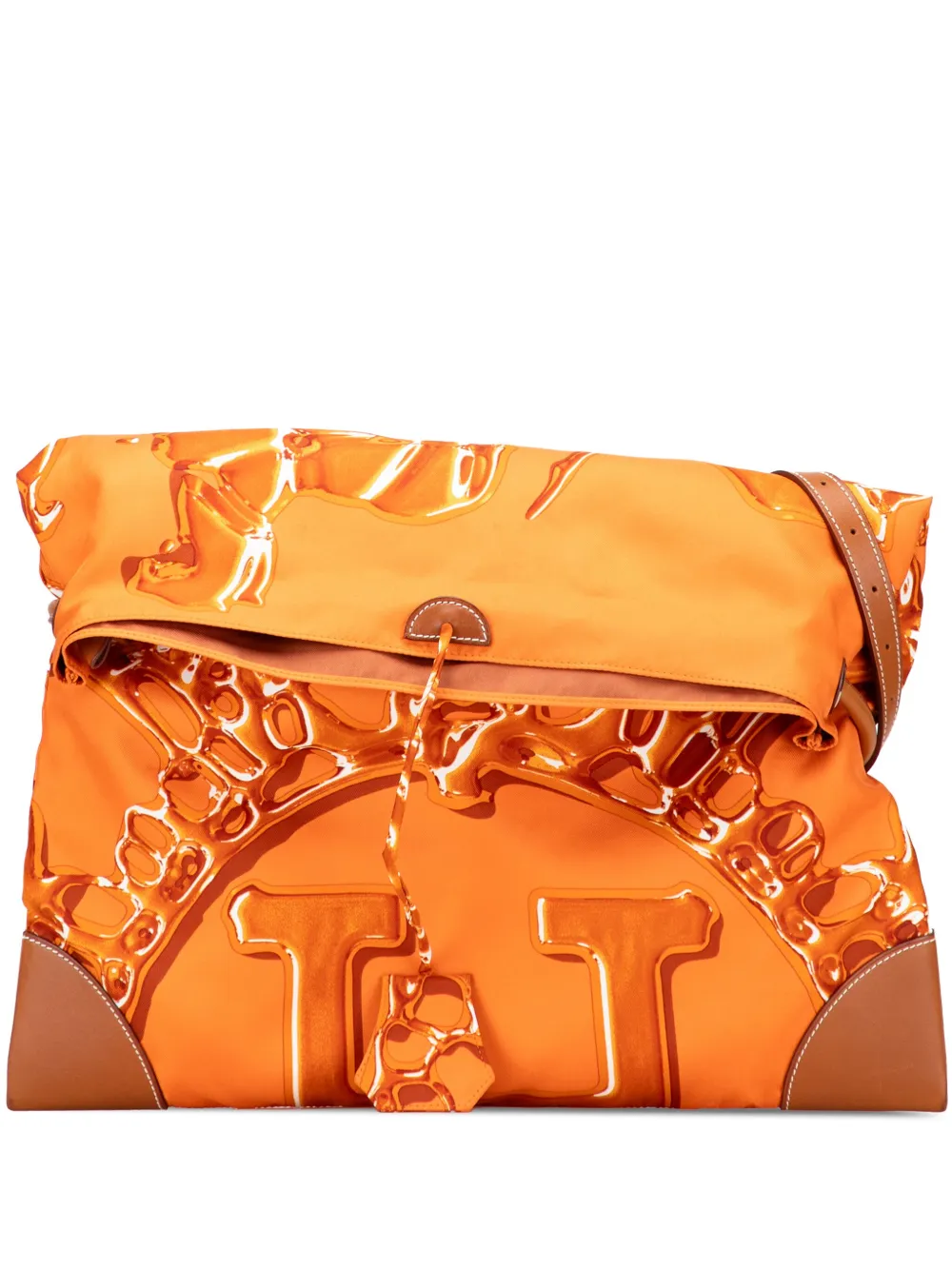 Hermès Pre-Owned 2011 Vif Argent Silky City 38 crossbody bag - オレンジ Hermès Pre-Owned 2011 Vif Argent Silky City 38 crossbody bag - オレンジ