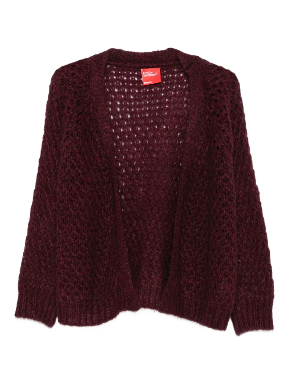 Merci open-knit cardigan | Red | Image 1