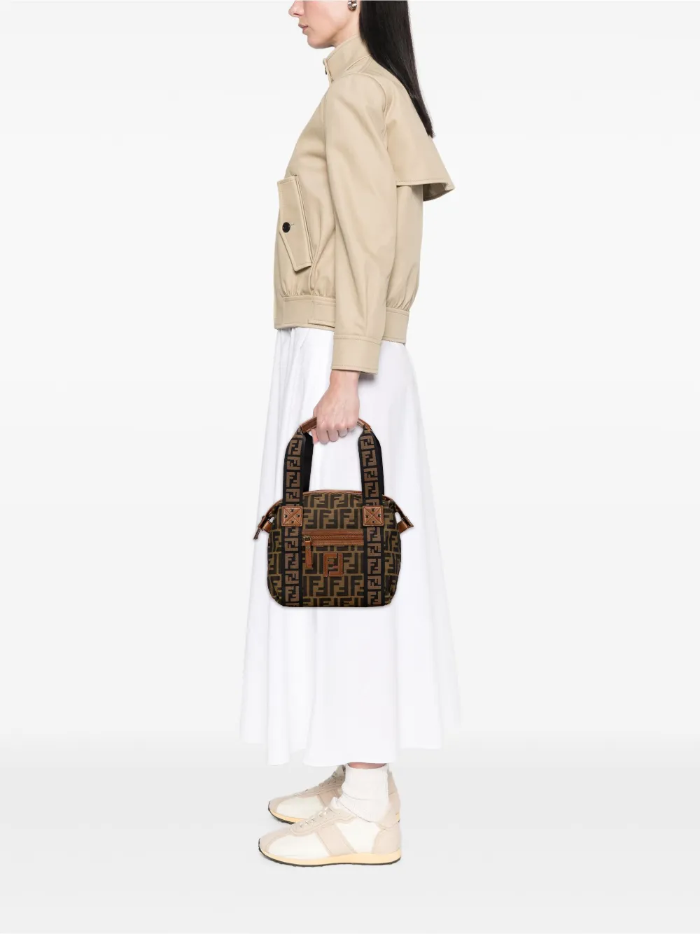 Fendi Pre-Owned 2000-2010 Zucca Canvas FF handbag | Pre-Owned | Image 2