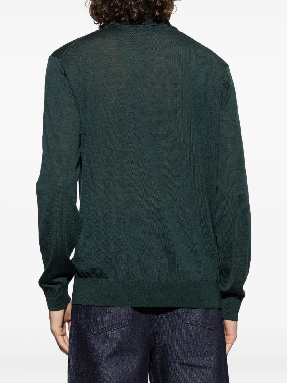 Lacoste Poloshirt met lange mouwen Groen