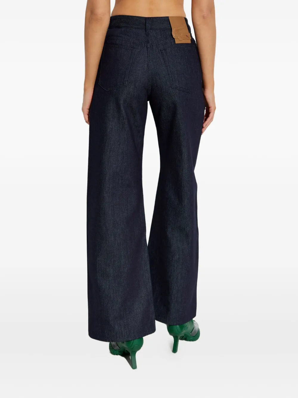 Lacoste Jeans met vijf zakken Blauw