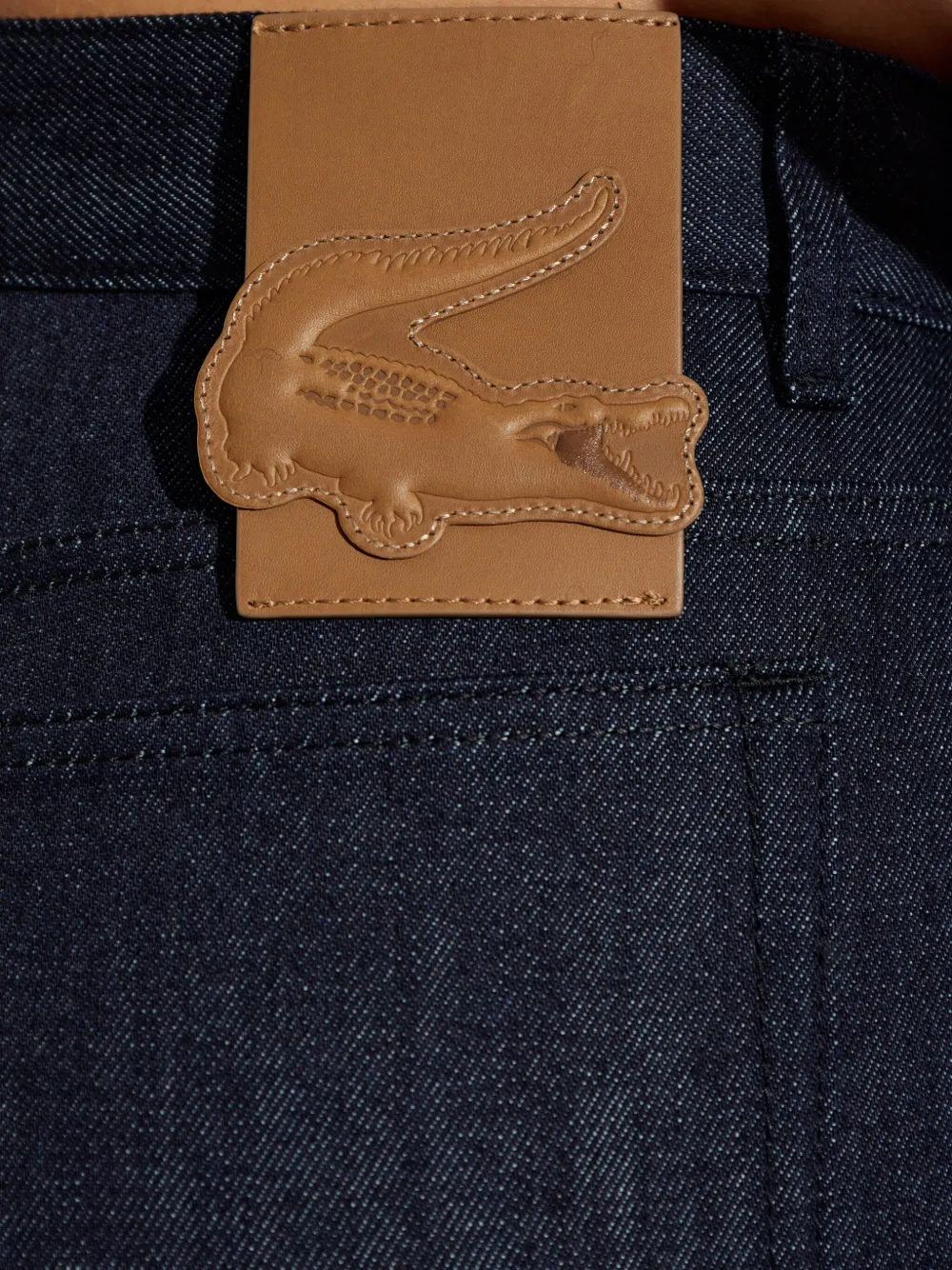Lacoste Jeans met vijf zakken Blauw