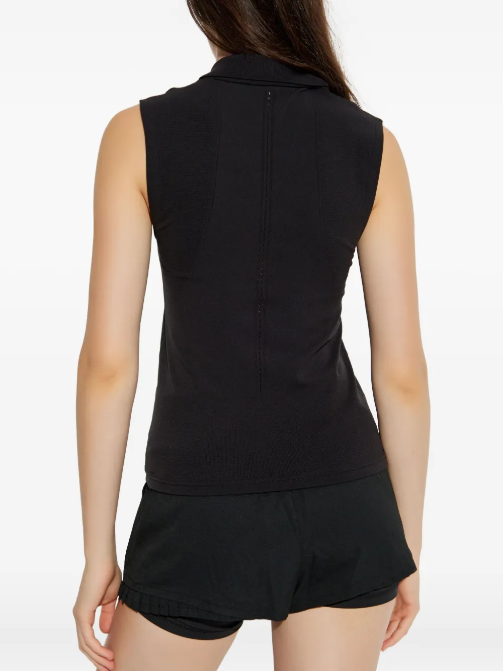 Lacoste Top met V-hals Zwart