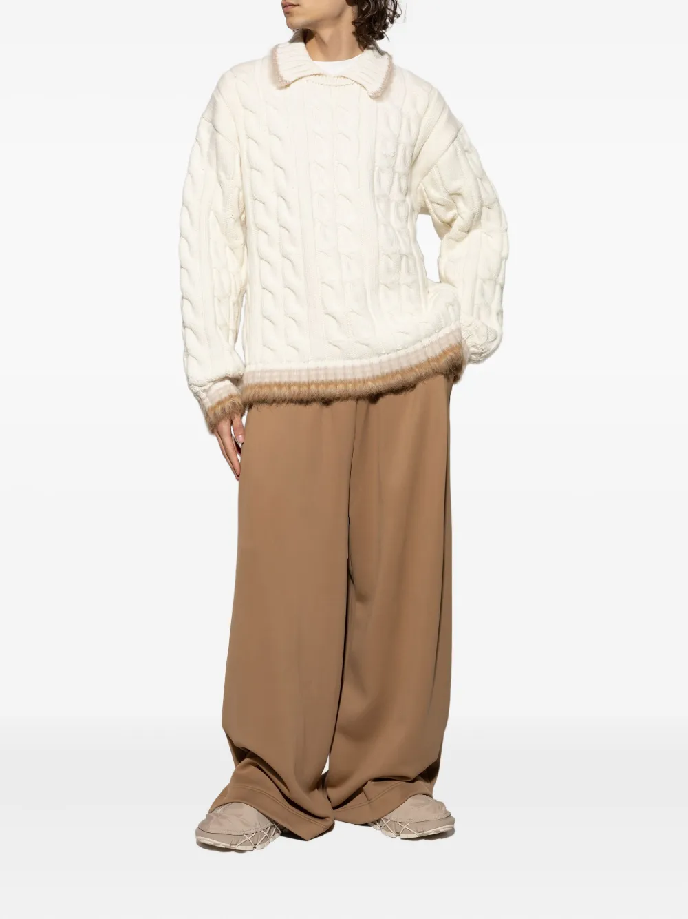 Lacoste cable-knit sweater | Knitted Sweaters | Image 2
