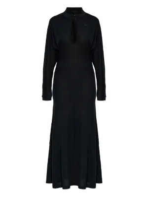 midi long sleeve party dress Square Neck Long Sleeve Midi Dress in Ivory - 14