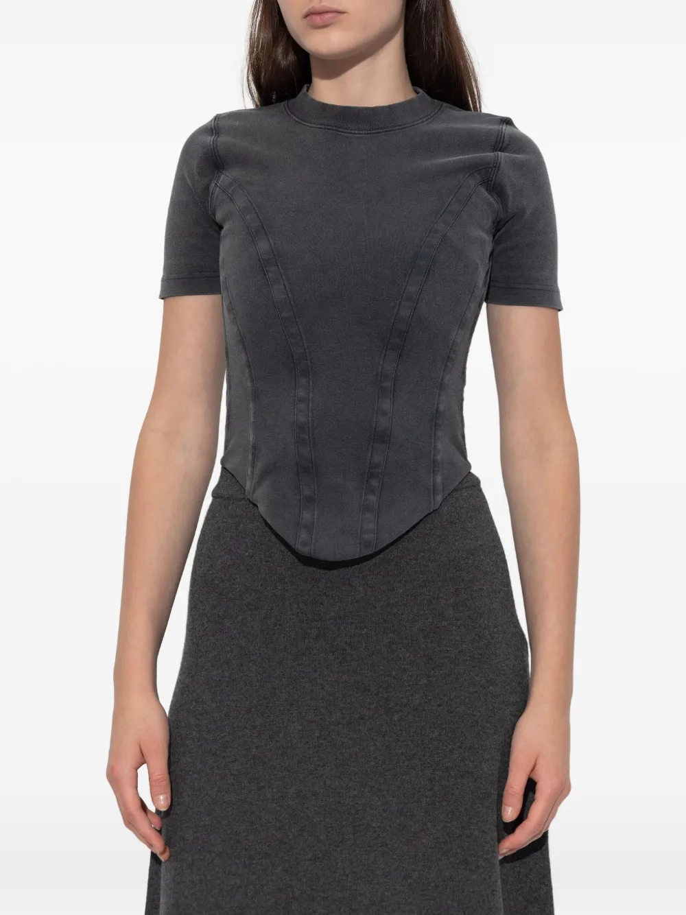 Balenciaga T-shirt met vlakken Grijs