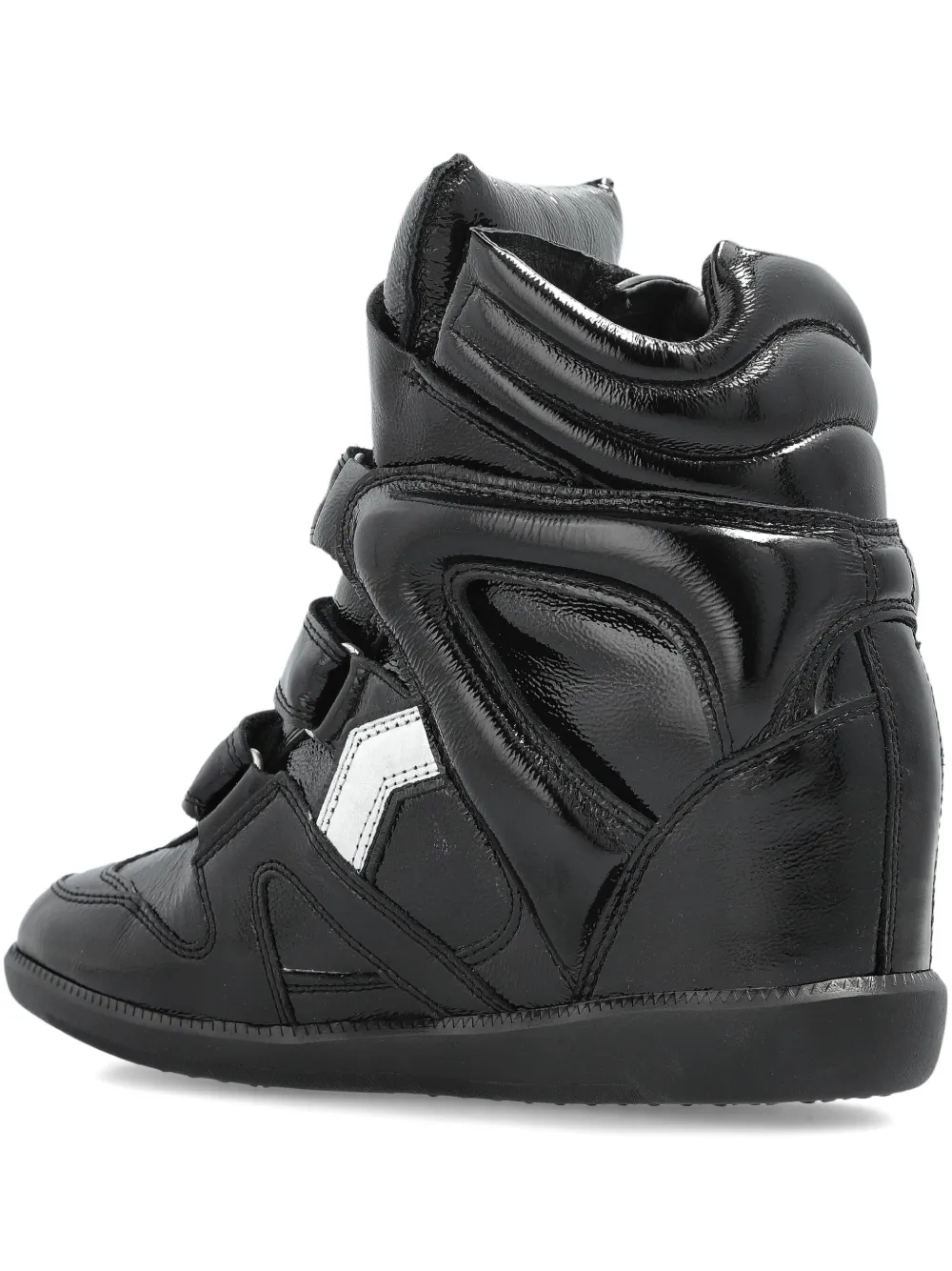 Isabel Marant High-top Sneakers Glossy Finish In Black