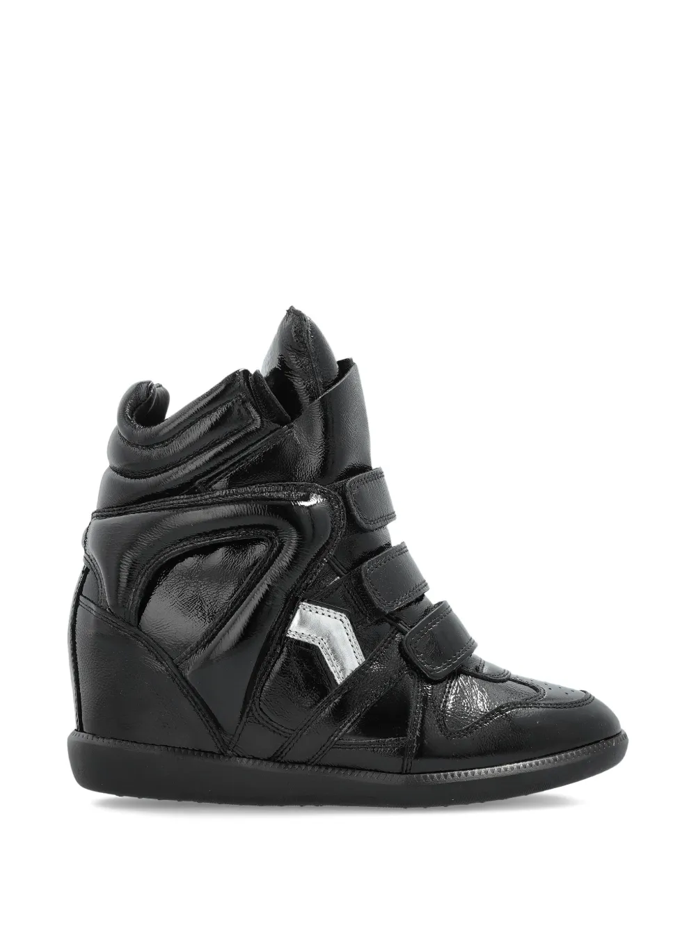 Isabel Marant High-top Sneakers Glossy Finish In Black
