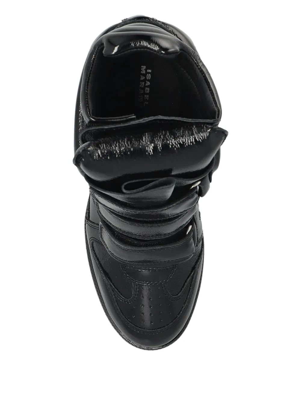 Isabel Marant High-top Sneakers Glossy Finish In Black