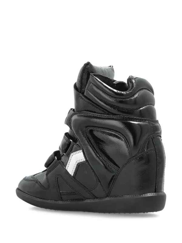 Isabel Marant ベケット ハイカットスニーカー ブラック 37 Beckett trainers Isabel Marant Black size 39 IT in Plastic - 45703467