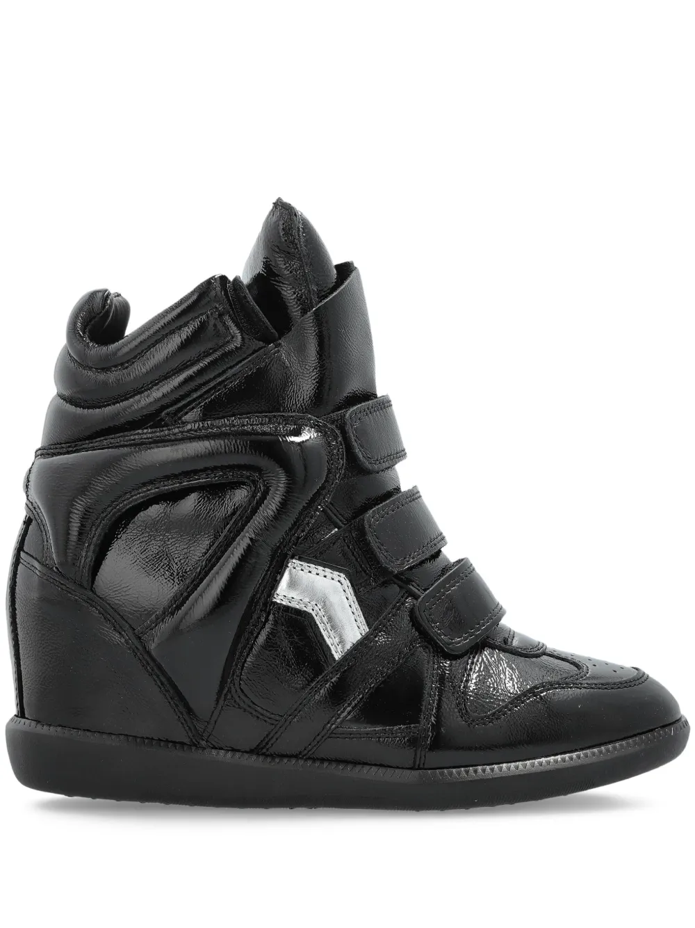 ISABEL MARANT Balskee sneakers met klittenband Zwart