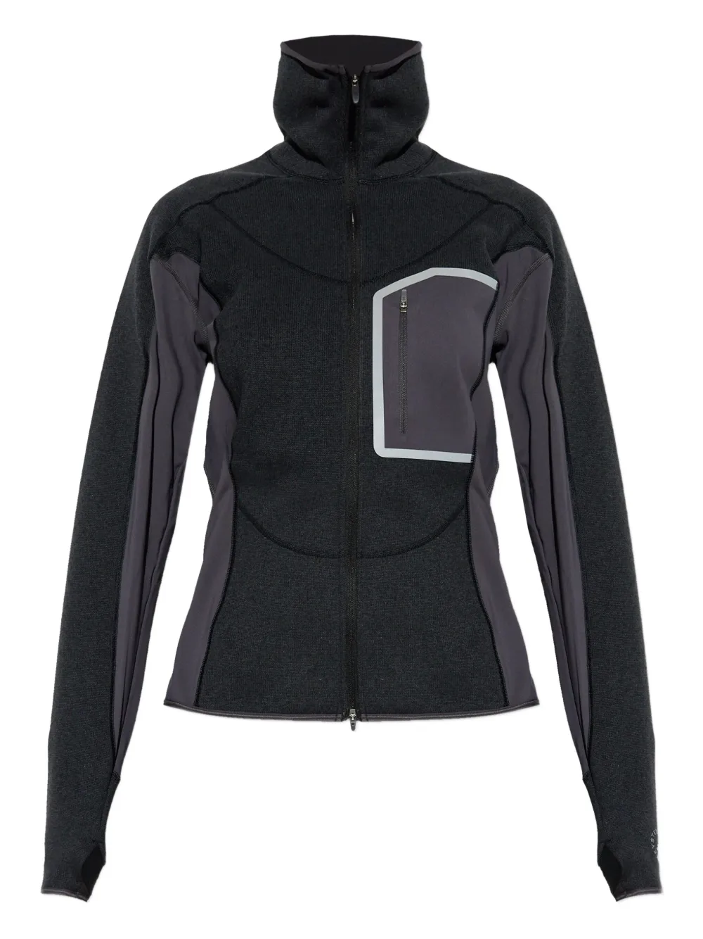 Adidas by Stella McCartney Jack met ritszak Zwart