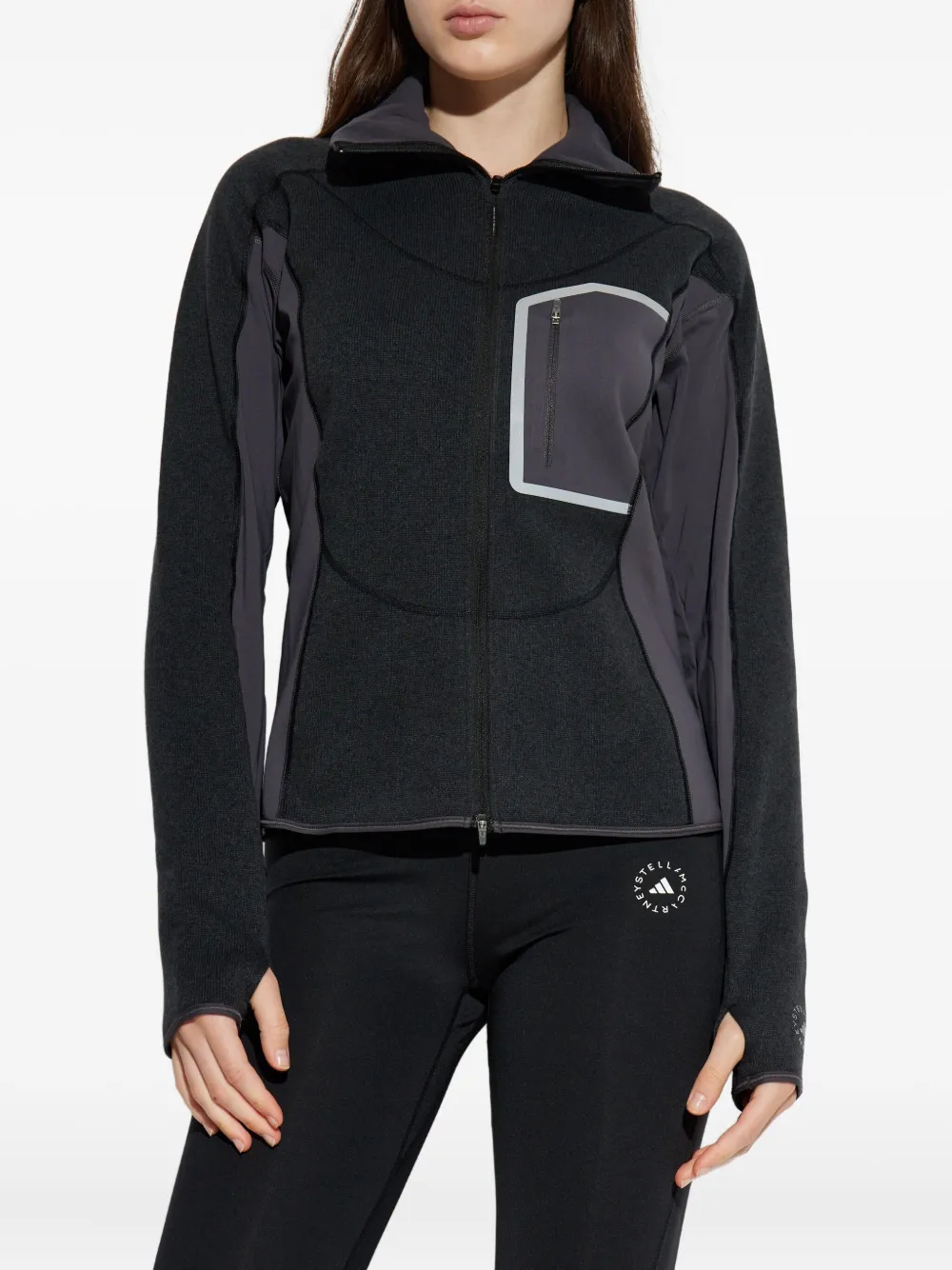 adidas by Stella McCartney Jack met ritszak Zwart