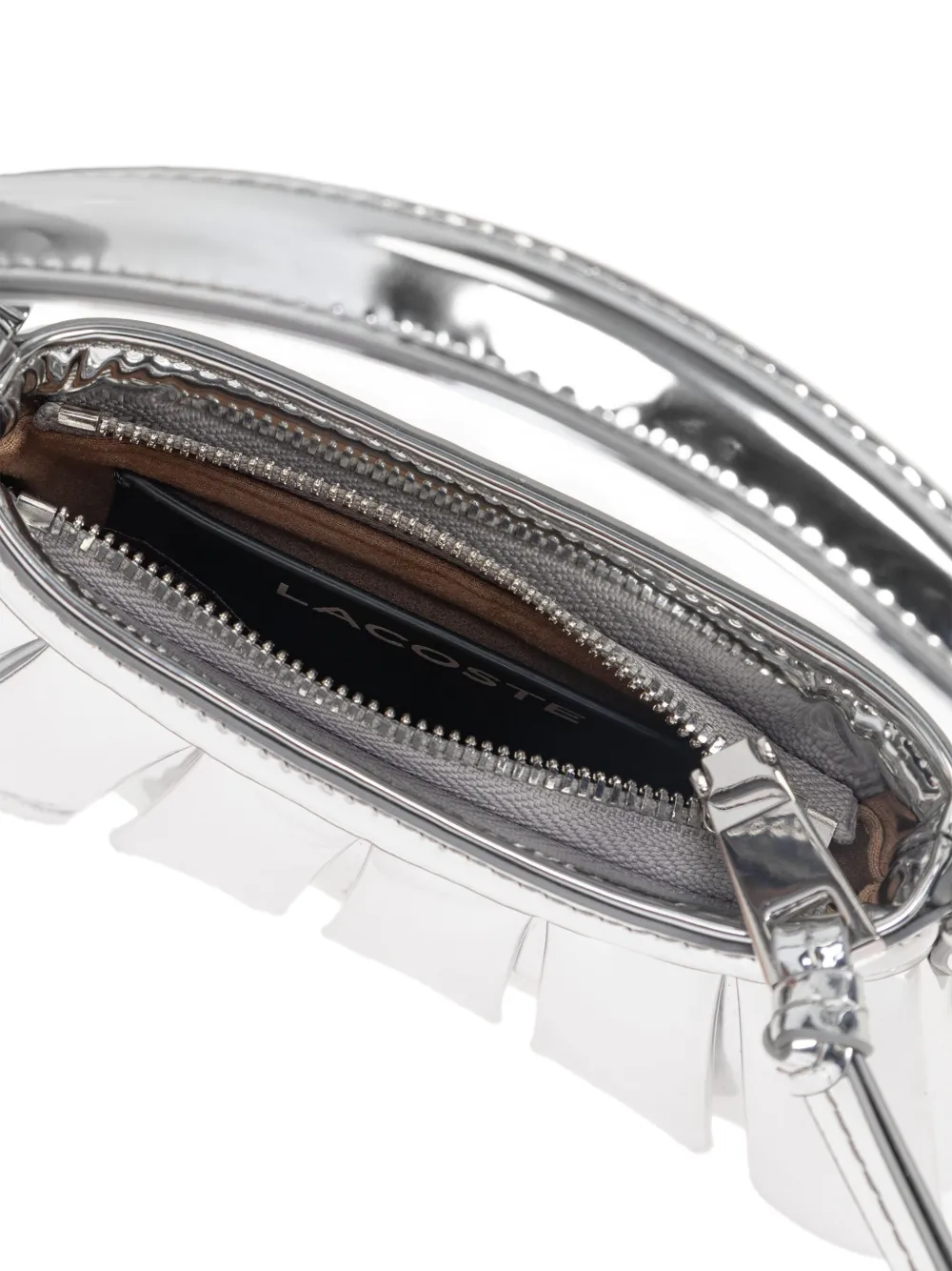 Lacoste Runway Mirror shopper Zilver