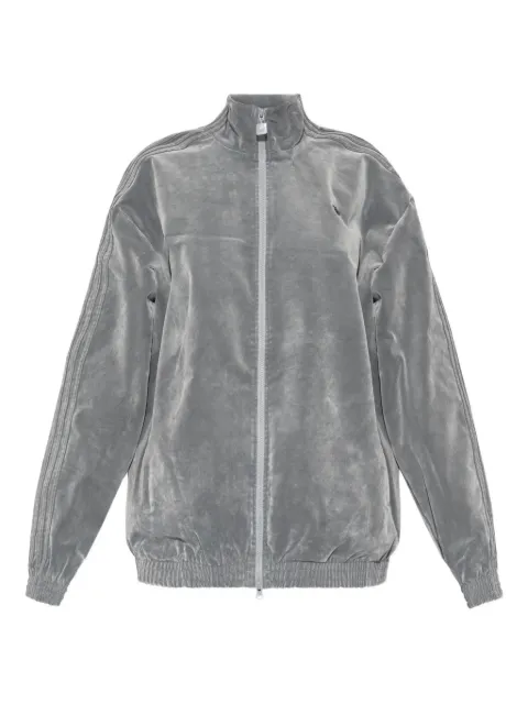adidas logo-embroidered jacket 