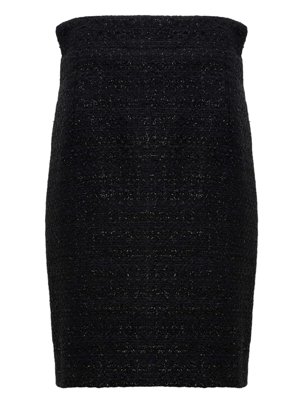 Tagliatore textured mini skirt - Zwart