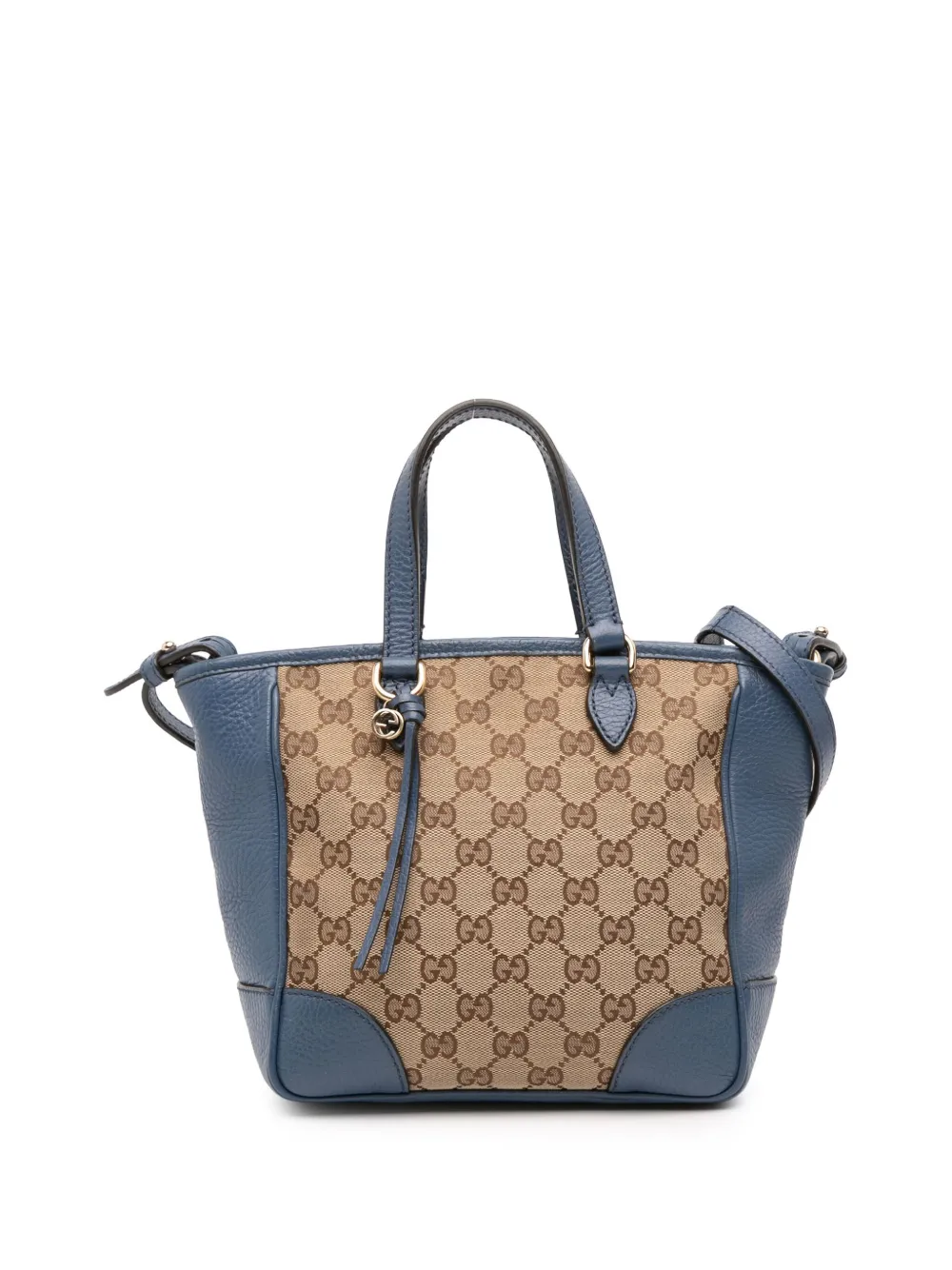 Gucci Pre-Owned 2016-2025 Small GG Canvas Bree satchel - ブラウン Gucci Pre-Owned 2016-2025 Small GG Canvas Bree satchel - ブラウン