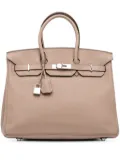 Hermès Pre-Owned 2009 Clemence Birkin Retourne 35 handbag - Brown