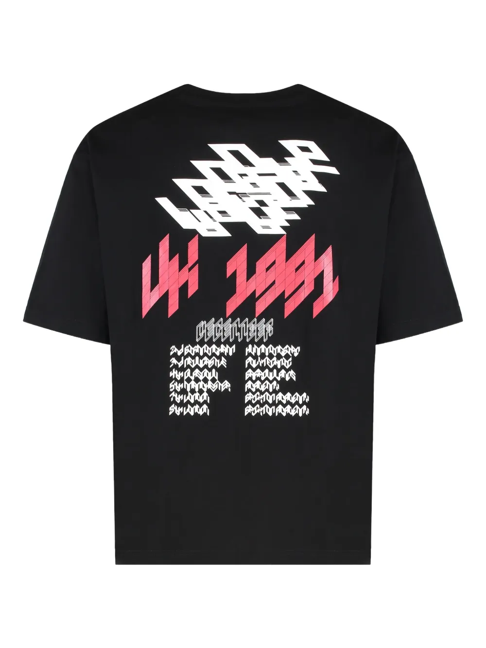 EZR T-shirt met grafische print - Zwart