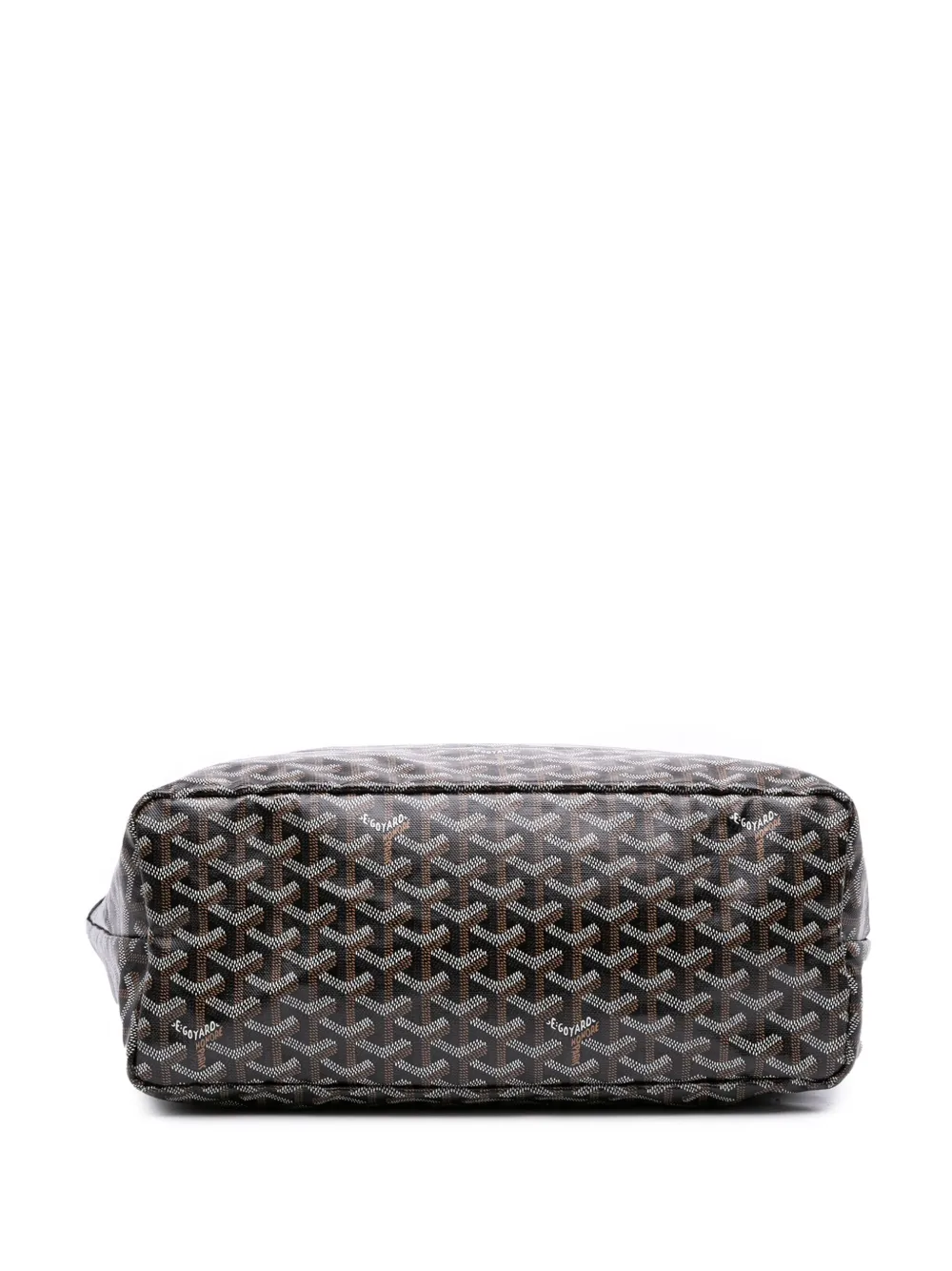 Pre-owned Goyard 2017 Ine Saint Louis Pm Tote Bag In Black