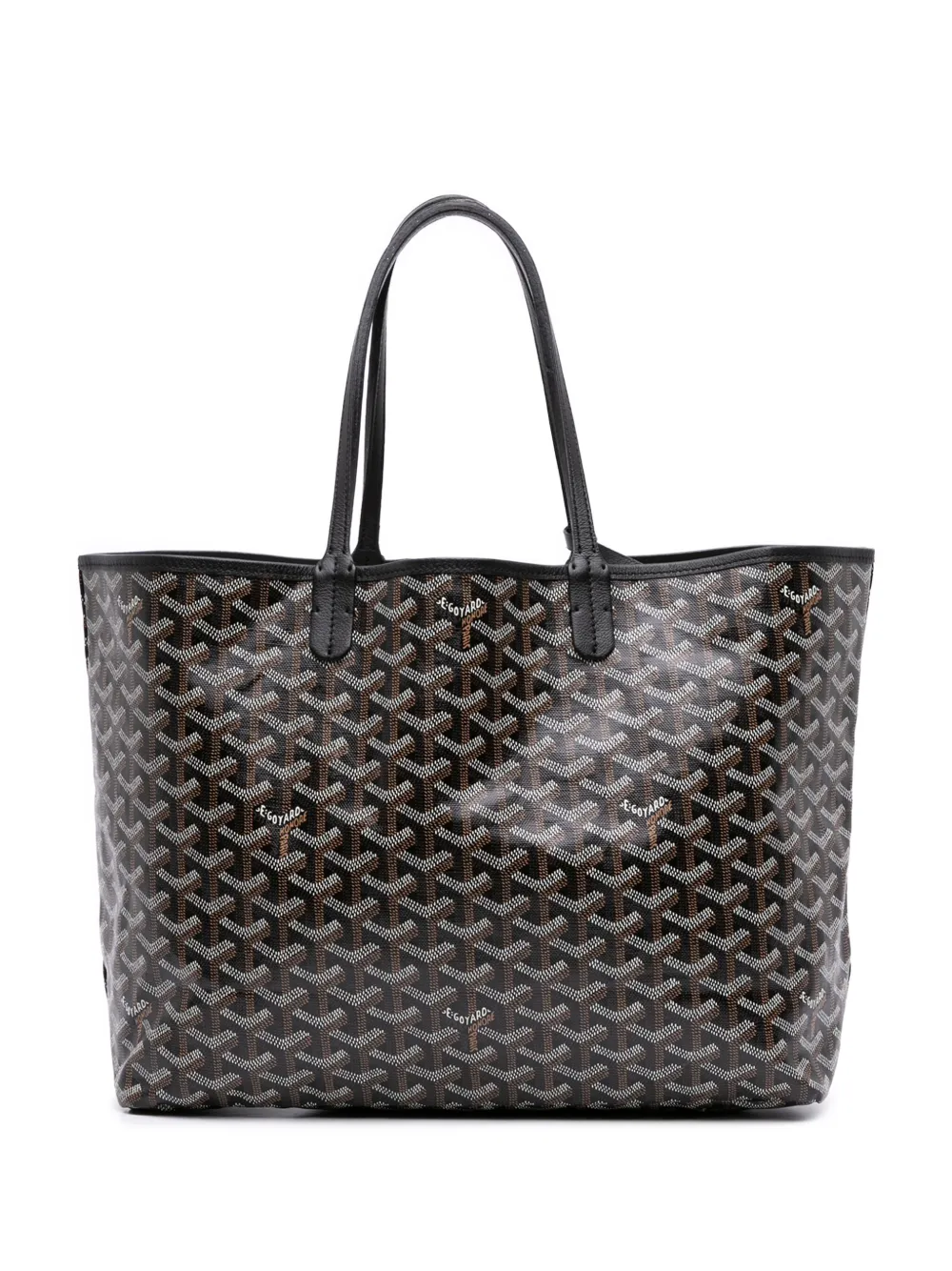 Goyard Pre-Owned 2017 Goyardine Saint Louis PM tote bag - ブラック Goyard Pre-Owned 2017 Goyardine Saint Louis PM tote bag - ブラック