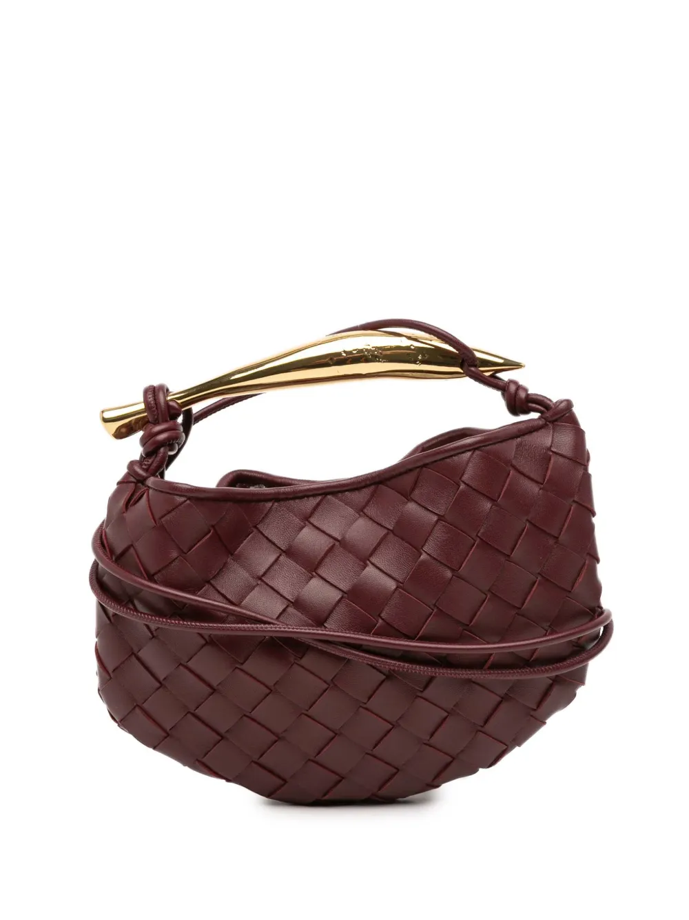 Bottega Veneta Pre-Owned 2012-2025 Baby Lambskin Intrecciato Sardine Bottega Veneta Pre-Owned 2012-2025 Baby Lambskin Intrecciato Sardine