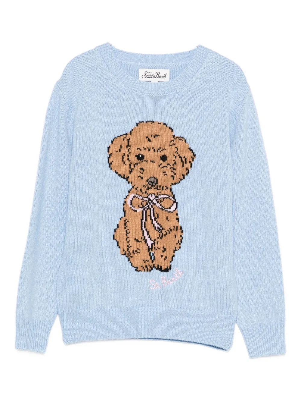 MC2 Saint Barth Kids dog-motif sweatere | Blue | Image 1