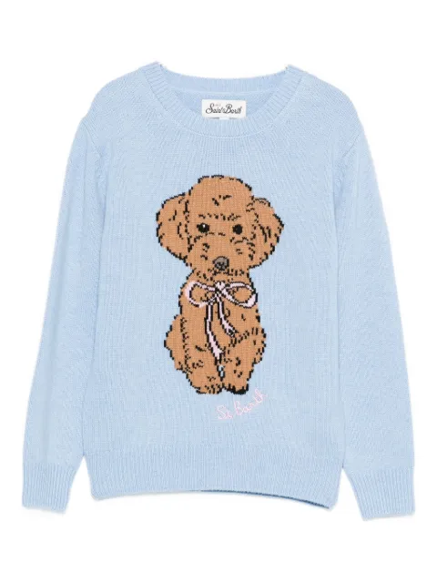 MC2 Saint Barth Kids dog-motif sweatere