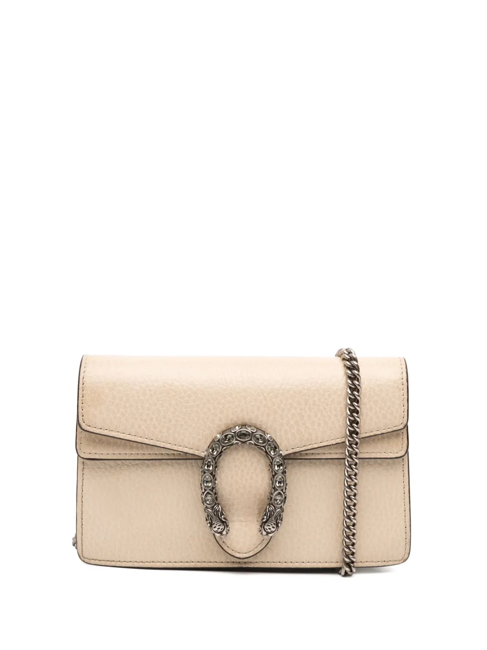 Gucci Pre-Owned 2016-2025 Mini Dionysus Leather crossbody bag - ホワイト Gucci Pre-Owned 2016-2025 Mini Dionysus Leather crossbody bag - ホワイト