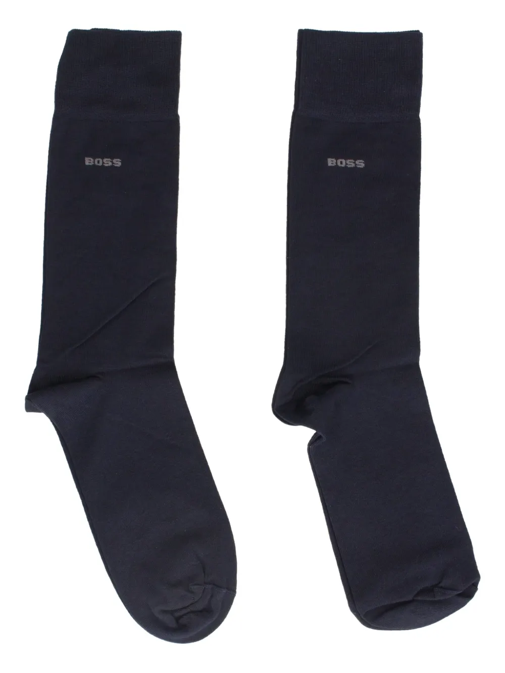 BOSS Sokken met logodetail Blauw