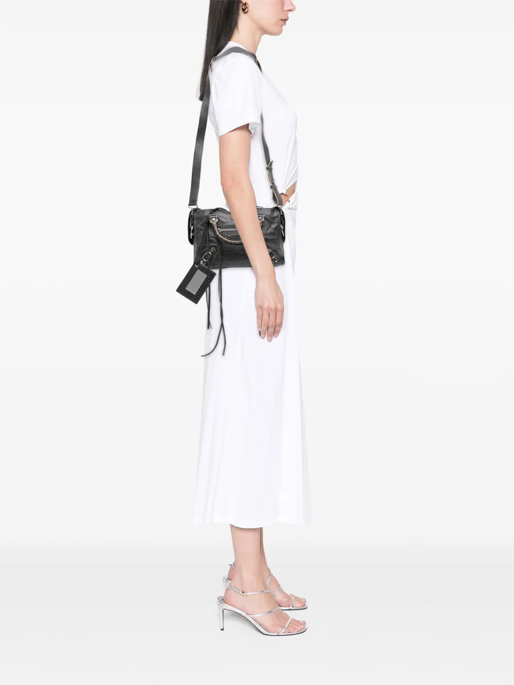 Balenciaga Pre-Owned 2013 Mini Lambskin Motocross Classic City satchel | Pre-Owned | Image 2