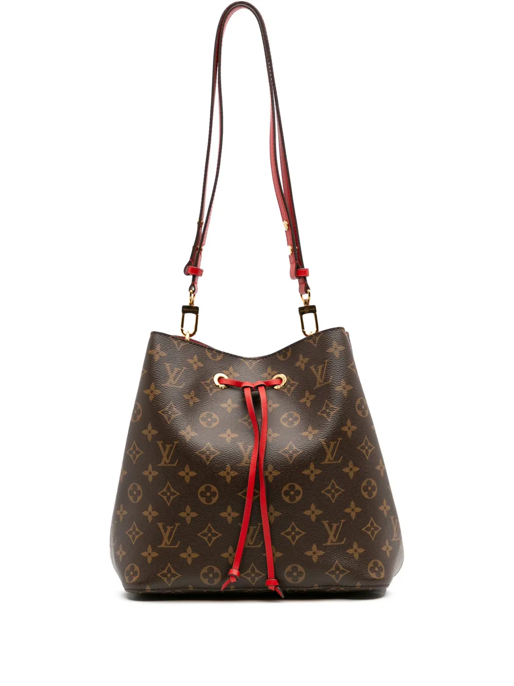 Louis Vuitton Pre-Owned 2017 Monogram Neonoe MM bucket bag - ブラウン Louis Vuitton Pre-Owned 2017 Monogram Neonoe MM bucket bag - ブラウン