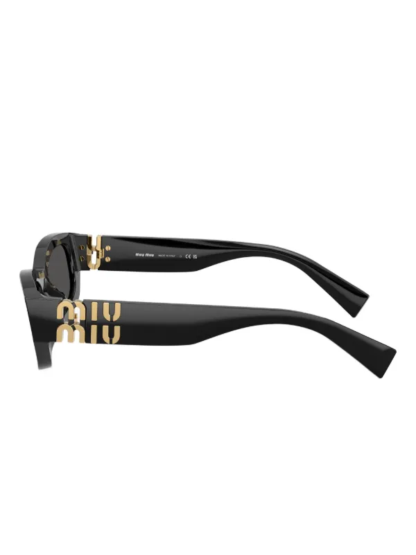 Miu Miu ブラックサングラス ケース付き MIU MIU ブラックサングラス ケース付き 【公式通販】