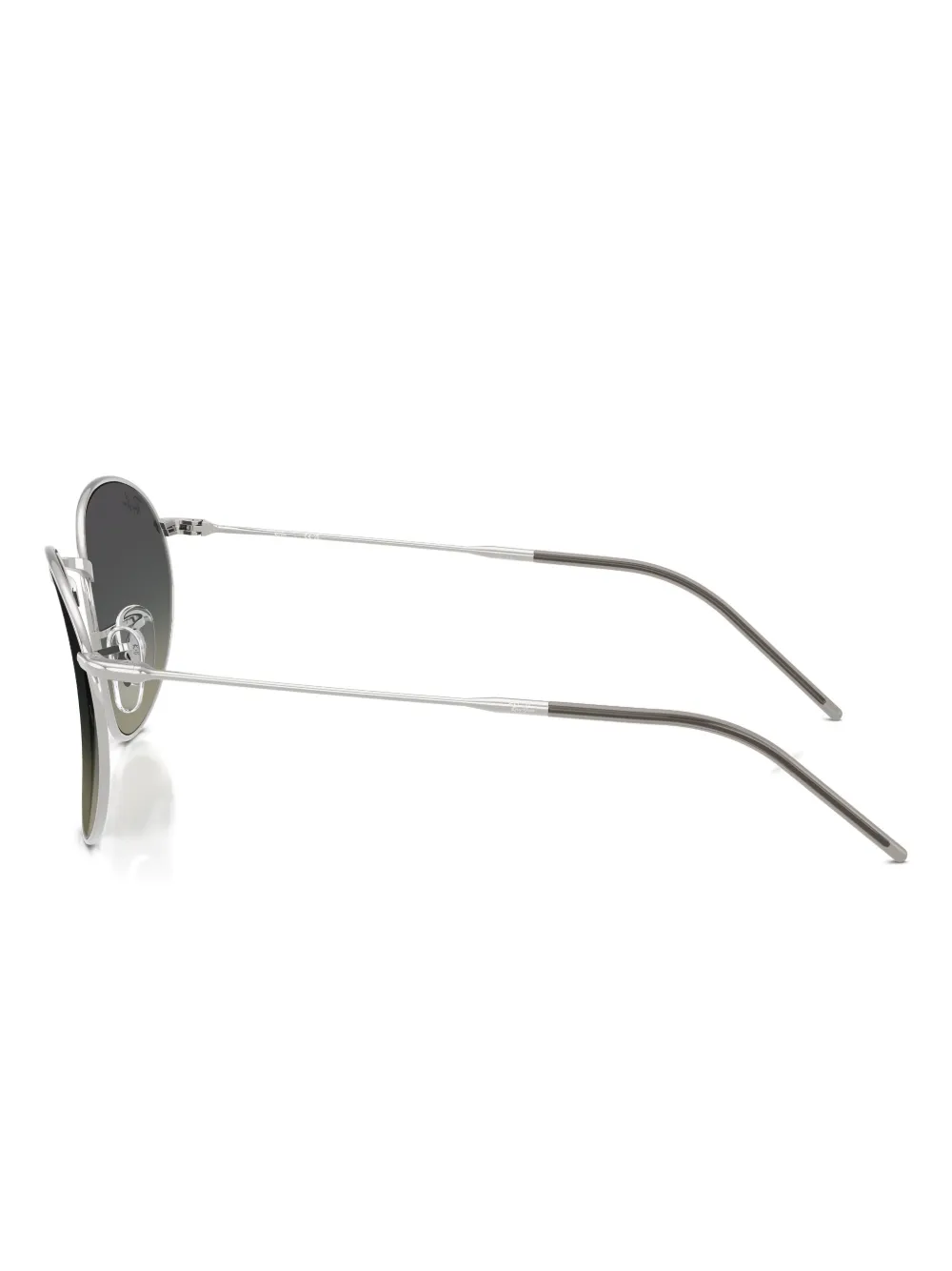 Ray Ban Reverse Round-frame Sunglasses In Brown