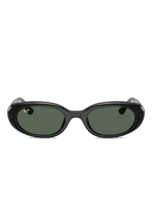 Ray-Ban オーバルフレーム サングラス | ブラック | FARFETCH JP