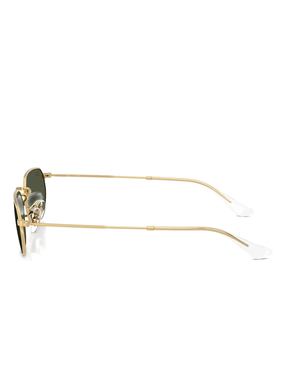 Ray Ban Rb3947 Sunglasses Arista Gold Frame Green Lenses 57-18 In Red