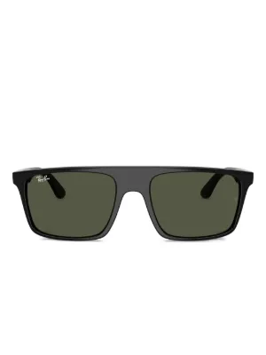 Ray-Ban Sam スクエアフレーム サングラス | ブラック | FARFETCH JP