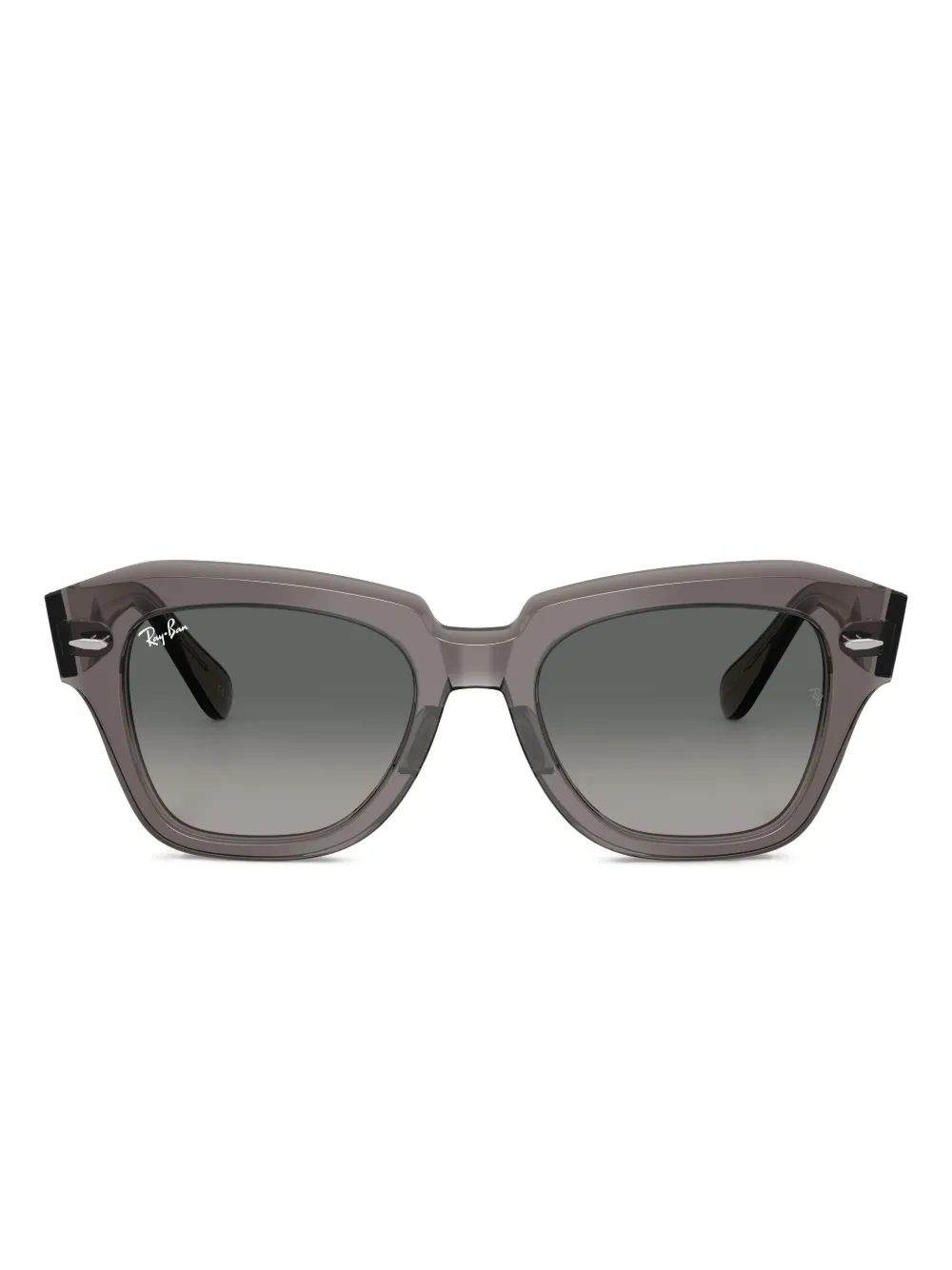 Ray-Ban State Street square-frame sunglasses | Black | Image 1